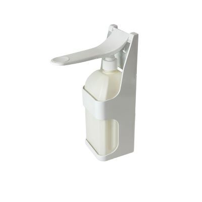 Дозатор ліктьовий пластиковий з флаконом 1 л