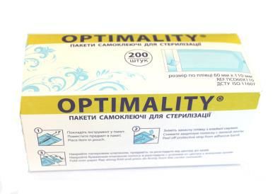 Пакети самоклеючі для стерилізації Optimality